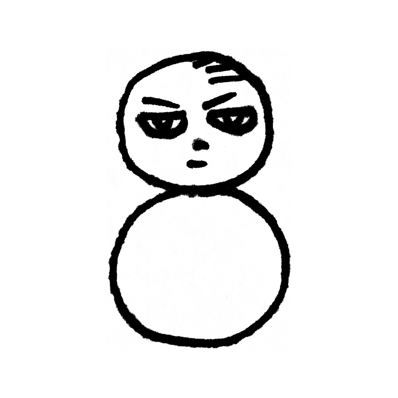 A sketch of the number 8 with Death the Kid's face in the top circle.